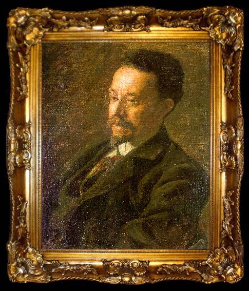 framed  Thomas Eakins Portrait of Henry Ossawa Tanner, ta009-2